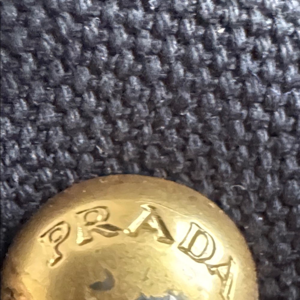 Medium. Prada Black Canvas Tote Bag - Picture 8 of 8